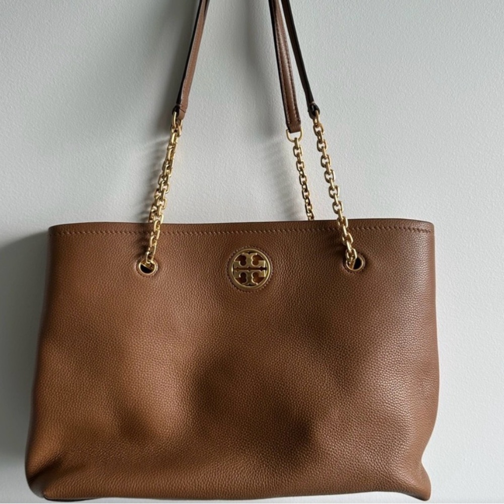 Tory Burch Brown Leather Tote